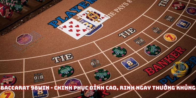 Baccarat 98win - Chinh phục đỉnh cao, rinh ngay thưởng khủng